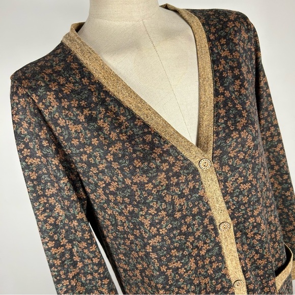 GRECERELLE Women's Long Sleeve Open Front Cardigan Button Down Lightweight - Picture 3 of 12